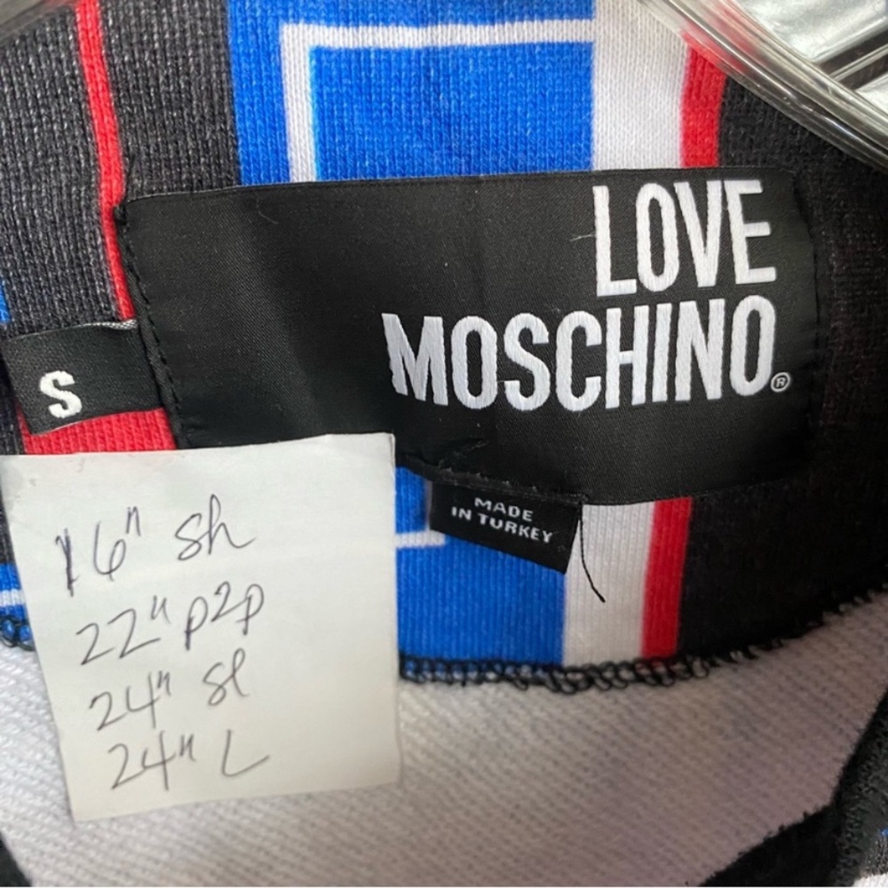 Love Moschino • Unisex AOP Colorblock Sweatshirt - Picture 9 of 11